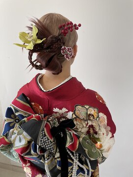 ケンジ 平塚ラスカ店(KENJE) アレンジ指名No1【成人式アレンジ】渡辺さとみ