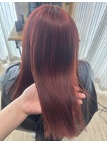 ヴィヴァーク 拝島駅前店(vivarc)&nbsp;透明感抜群♪20代30代ダブルカラーブリーチこっくりオレンジ