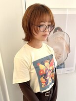 ★表参道ワイドバングイメチェン美髪外ハネボブホワイトブロンド