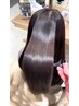 [髪にドラマを。]髪質改善ストレート+美髪カラー+カット￥38,500→￥27,000