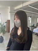透明感オリーブブラウン10代20代30代ブリーチなしダブルカラー