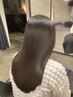 【梅雨限定クーポン】髪質改善ストレート+カラー+TR  180分　31,350→27,500