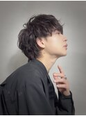 ミディアムマッシュ × ツイストスパイラルパーマ【朝久】