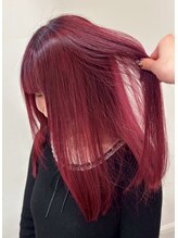 アフェクションカナヤマ(AffECTION kanayama) 韓国　レイヤーカット　ブリーチ　ダブルカラー　髪質改善