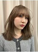 【神戸三ノ宮】ブラウンベージュ/ブリーチ/レイヤーカット