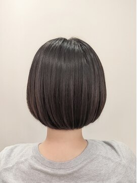 丸みボブヘア