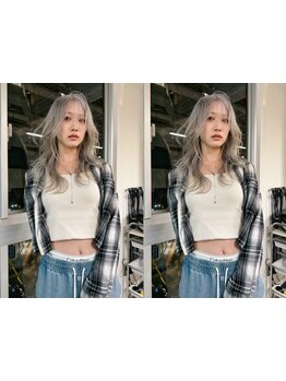 カラーで人と差をつける♪ダメージを抑えて、ツヤ感のあるキレイな仕上がりに！【町田】