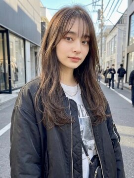 #ロングレイヤー #アッシュブラウン