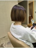 切りっぱなしボブ