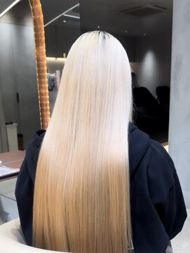 リール 銀座(R'EEL) ブリーチ縮毛矯正/縮毛矯正/髪質改善/前髪/顔まわり