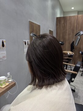 アヴァンス セブンパーク天美 松原店(AVANCE.) ダークブラウンボブスタイル