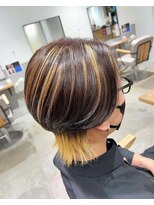 ラピスタ 池袋(Lapista)&nbsp;韓国ヘアレイヤーカットダブルハイライトカラー【Lapista池袋】