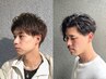 【平日夜スタイリスト指定】U25メンズカット＋眉カット