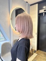 ジゼル 筑紫野(GiseL)&nbsp;ミルクティーベージュ × ミディアムレイヤー