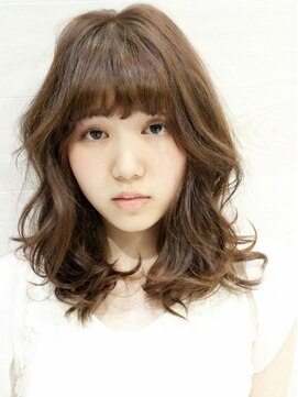 エムスラッシュ センター南(M.SLASH) 【M.SLASH】厚めバングがドーリー♪くびれミディ!