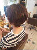 ショートボブ　担当　富樫直樹