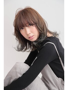 エスアンドエフ美容室 松富店(S&F) 無造作なゆるふわピンクアッシュ