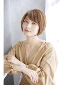 大人ショートボブ