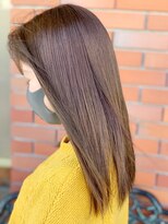 アークスヘアー&nbsp;イエローべージュ髪質改善☆柔らかナチュラルストレート