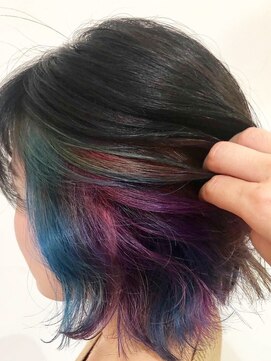 ネオリーブアオバ 高田馬場店(Neolive aoba) 【高田馬場/aoba】 インナーカラー♪七色カラー＆ユニコーン