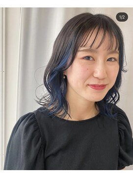 ラニヘアサロン(lani hair salon) インナーブルー