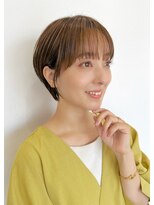 ハピネス クローバー 学園前店(Happiness CLOVER)&nbsp;丸みショート/前髪/顔周りカット/透明感/20代30代40代50代