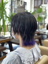 ジッピー ヘアーコレクション ティーンズ　ウルフスタイル　インナーアメジスト