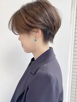 モリオ フロム ロンドン 大宮2号店(morio from London) 【なかじま ひびき】40代大人女性ハンサムショート