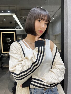 ロンドソレイユ 池袋(Lond soleil) ボブ/前髪カット/レイヤーカット×ケアブリーチ/デザインカラー