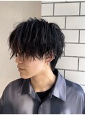 前下がりソフトツイストスパイラルパーマ