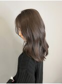 【坂本】セミロング×ベージュブラウン