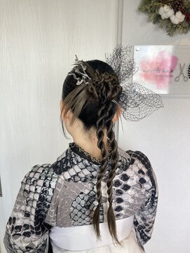 マーブル ヘアー(marble hair) 卒業式スタイル