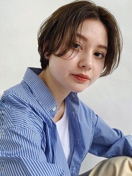 パープル 自由が丘(purple) 小顔に見えるヘア/オリーブグレー／ココアベージュ[自由が丘]