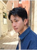 艶センターパートニュアンスパーマカルマパーマダークアッシュ