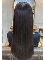 クリー(cree)&nbsp;デザインカラー/レイヤーカット/オリーブベージュ/こなれミディ