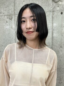 サクラ オモテサンドウ(SAKURA) 裾カラー グレージュ 表参道