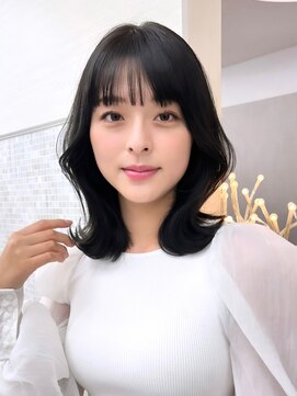 アンフィニー 銀座(ANFINI) 黒髪/ボブルフ/ネビージュ/小顔/ワンレン/銀座/髪質改善/前髪