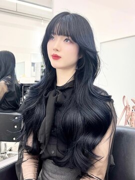 ニトバイアンキシム(nit by ahnkism) 韓国風レイヤーカット顔まわりくびれオルチャン堀江