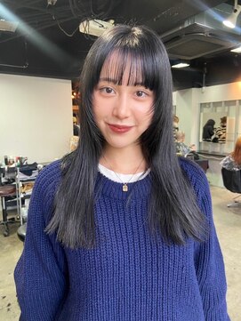 スティーロ 渋谷(Steelo) Steelo 顔まわりレイヤー×ディープブルー