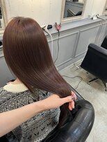 ラム(L'am) チョコブラウン/ケラチントリートメント/髪質改善/艶感