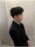 リバースパーマ　ビジネスヘア　池袋パーマ