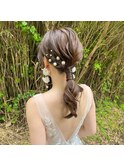 【ORO】個性派ポニーヘアアレンジ　益子