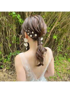 オロ(ORO) 【ORO】個性派ポニーヘアアレンジ 益子