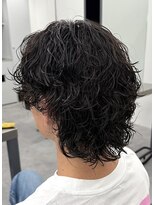 ノイセル 心斎橋(Noisyle)&nbsp;サーフカール×センターパート×海外ヘア×黒髪