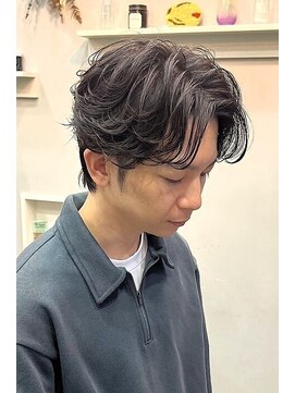 スナッグルサロン(SNUGGLE SALON) フェザーパーマフェザーショートウルフ毛流れセンターパート