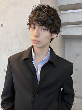 スクリーンギンザメゾン 銀座(SCREEN GINZA MAISON.) サーフカール/スパイキーショート/ブルーブラック