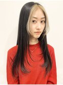 【モリオ松戸　石山】バングカラー前髪カラーシャギーレイヤー