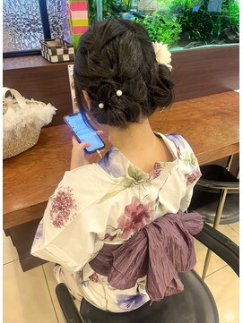 ファーレンピュアスウィート(fahren-pure-suite) 浴衣スタイルツインテール