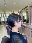 【aries富谷店】丸みショートボブ