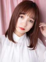 カバーヘアアンドスパ ブリス 浦和(COVER HAIR&SPA bliss) 艶感モーヴピンクレッド姫カットレイヤースタイルY浦和20代30代
